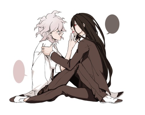 komaedas:  狛枝と制服 by 四號赤犬※Permission to upload this was given by the artist