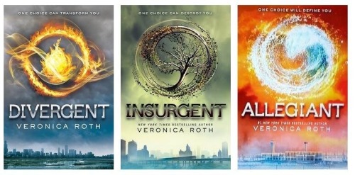 Every instance of the Red-Green-Blue cover combo that I see on my shelf. Not sure if Divergent count