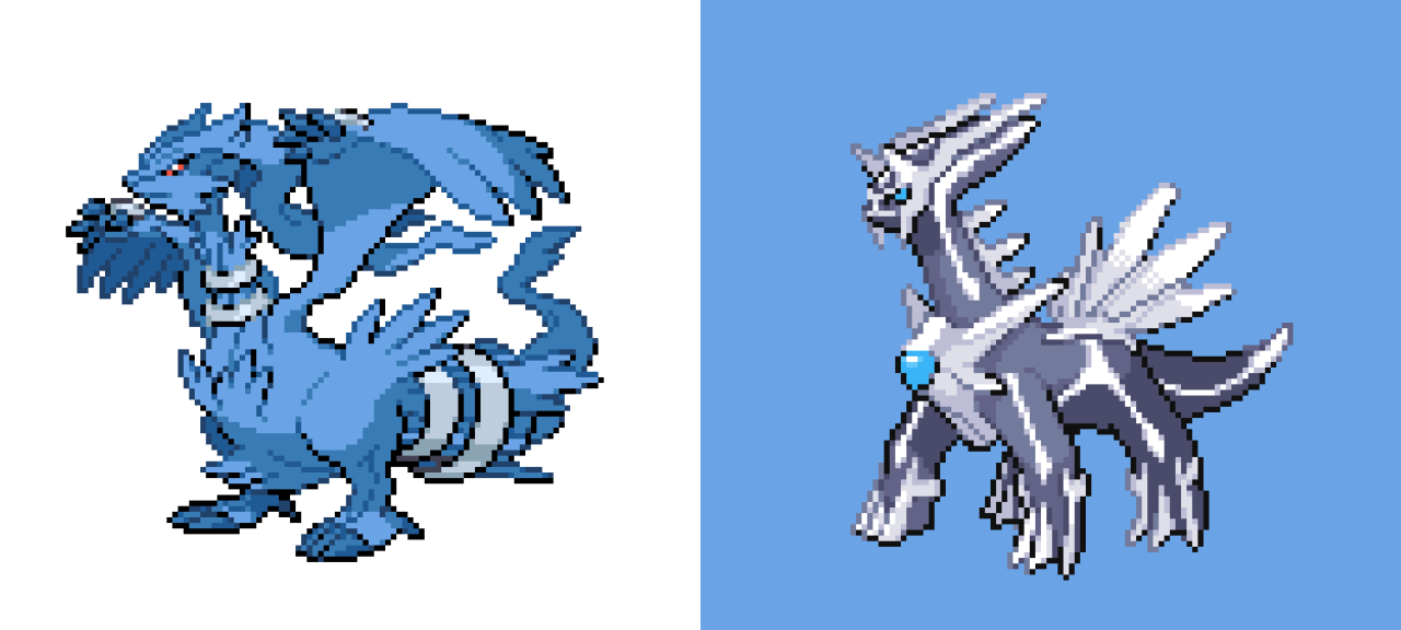 Pokemon Palette Swaps — Reshiram // Zekrom