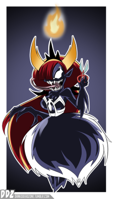 dankodeadzone: Quick Venomized Hekapoo to celebrate something important that has happened today. I got hired for a new job. Wish me luck. Thanks for @frankarayart for coming up with the idea.  