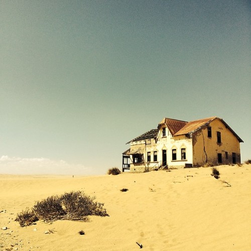 instagram:  Exploring Kolmanskop, a Ghost Town in the Namib Desert  To view more photos and videos from the ghost town in the Namib desert, browse the Kolmanskop location page.  Since its abandonment in 1954, the once-booming mining town of Kolmanskop