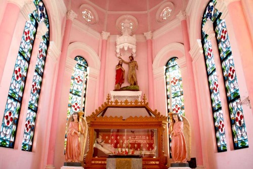 girlgroupsupremacylife: southeastasianists: Tan Dinh Church: The Pink Church of Ho Chi Minh City, Vi