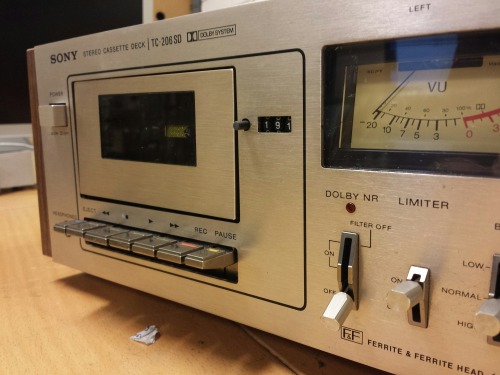 Sony TC-206SD Stereo Cassette Deck, 1978