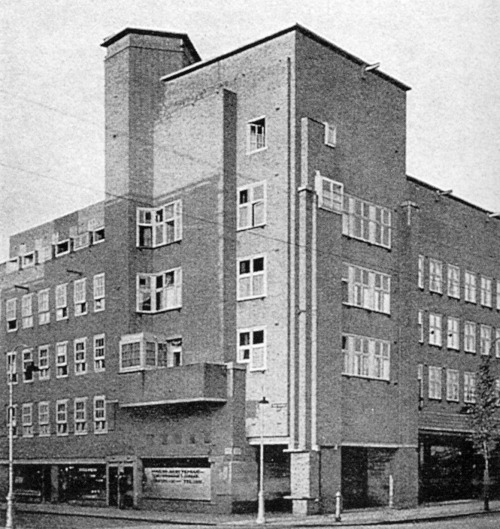 wmud: j f staal - housing and shops, jan evertsenstraat, amsterdam west, 1925 View this on the map