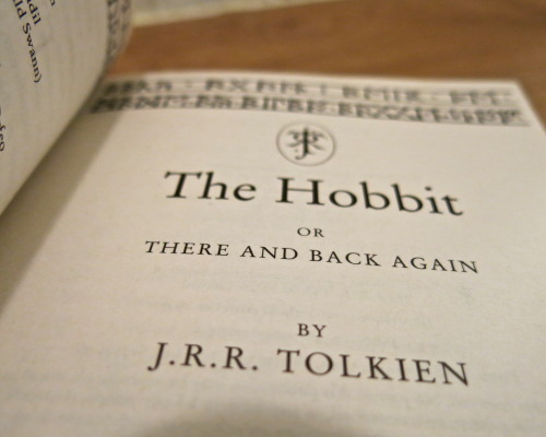 daughter-of-blood-and-starlight:Books I love: The Hobbit by J.R.R. Tolkien“In a hole in the gr