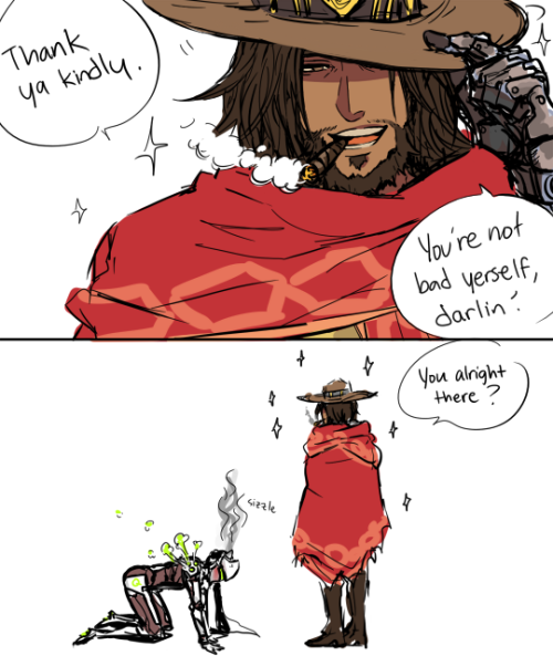yougei: in which genji gets deflected by a mccree