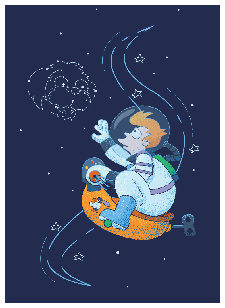 slurmed:  Fry (Scooty-Puff, Jr.) and Seymour “In The Stars” by Josh ‘Josue’