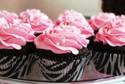 #cupcakes #pink #zebra