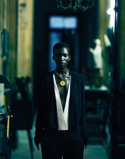 billidollarbaby:  Achok Majak, Cubans for Porter Magazine #10 Fall 2015Photographer: Mikael Jansson Fashion Editor: George Cortina Hair: Marc Lopez Make-up: Hannah Murray 