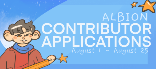 merlinzine: ALBION CONTRIBUTOR APPS ARE OPEN! We’re incredibly excited to officially open up C