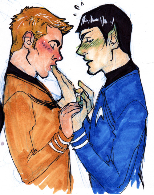 Reposting this one all by itself because I JUST REALLY LIKE HOW THEY CAME OUT OKAY. SPIRK “HAND JOBS” ALL DAY ERR'DAY ALRIGHT.