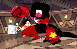 garnetismymother: Garnet punching things.
