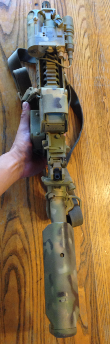 silencersteve:  dr-joe:  My Mk18Mod1.  Love this paint job!