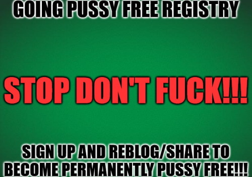 tera-muir: goingpussyfree: I could hardly wait to sign up!!! Ten years plus