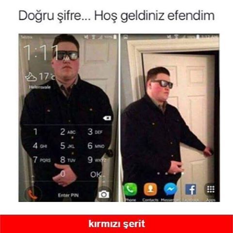 Doğru şifre
Hoşgeldiniz efendim