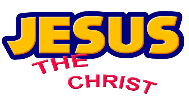 The old Sonic the Hedgehog logo except it says "Jesus the Christ"