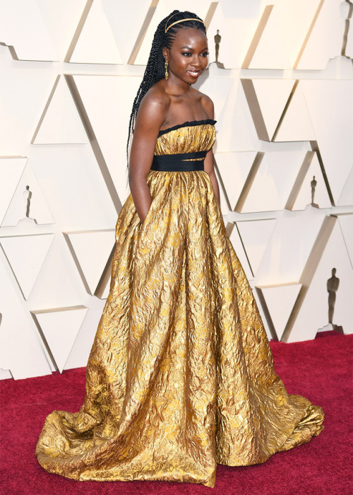 Danai Gurira in the Brock Collection at the 2019 Oscars