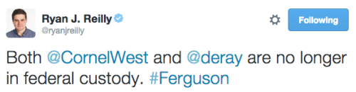 demho3zhatinq:caitlintheawesome:Deray and Cornel West have been released!!!!!!!!!!!