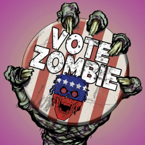 Did you vote today? Vote zombie! #zombies #zombie #vote #votezombie #2014 #change #republican #democ