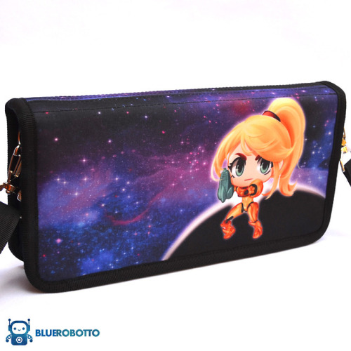 New Nintendo Switch case design, featuring Samus with her helmet off,  Drawn by the talented Ho