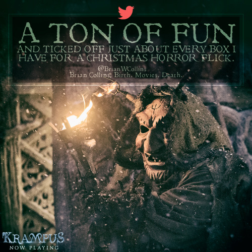 Don’t be afraid - they’re only here to help. Catch #KrampusMovie now in theaters. http:/