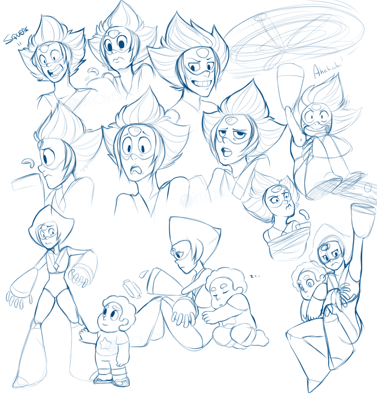 imayart:  I have a slight obsession with Peridot. She’s a little shit and I love
