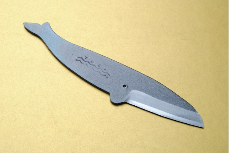 laughingsquid:High Carbon Steel Utility Knives Crafted To Look Like Five Different