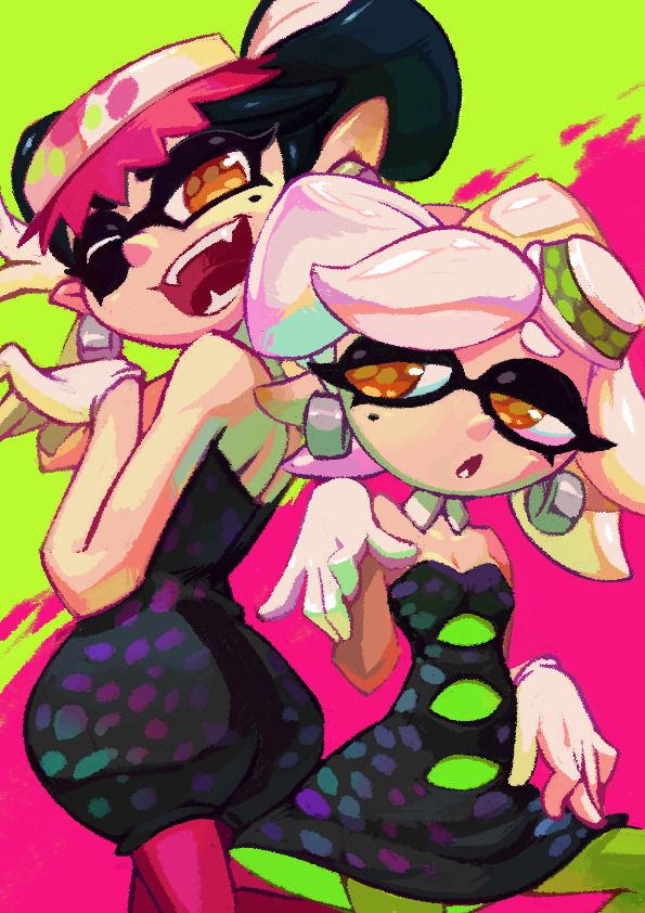 koidrake:    Been wanting to draw the Squid sisters for a long time and today I was
