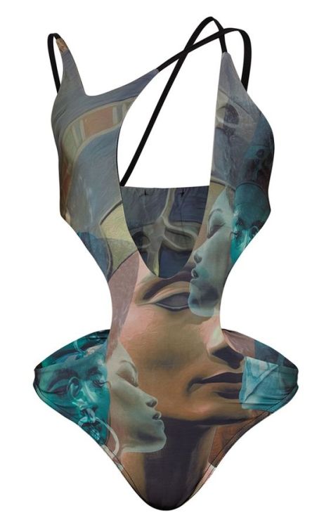 Strappy Statue Print Bodysuit by PLT x Teyana Taylor, $22