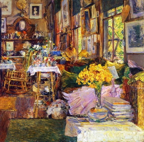 childe-hassam:The Room of Flowers, 1894, Childe Hassam