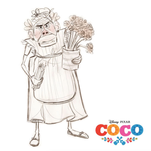 Character designs for Abuelita by Zaruhi Galstyan 