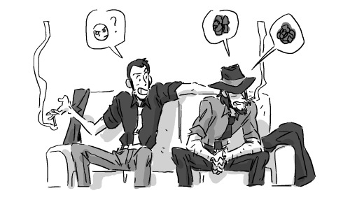 A bunch of quick Lupin-related stuff ( @jeananasartblog YOU KNOW WHAT YOU DID )