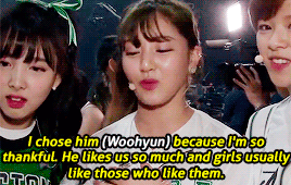 inpinitaize:  woohyun winning the girls over 