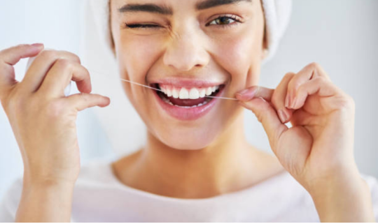 Flossing helps prevent the formation of plaque and tartar