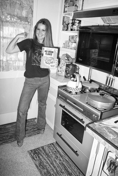 debbieharry1979:lita ford of the runaways at home and on her bike, taken by brad elterman