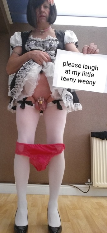 hellforsissy: hellforsissy: ANNOUNCEMENT The specimen above is my blackmailed sissy clown called &ls