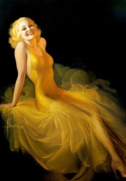 artbeautypaintings:  Golden girl - Rolf Armstrong
