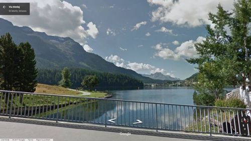 streetview-snapshots:St Moritzersee from Via Dimlej, St Moritz