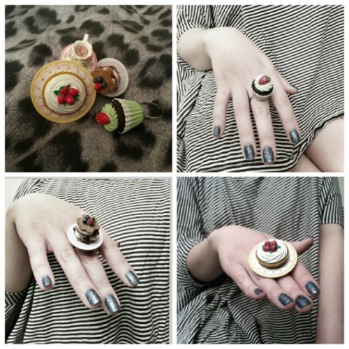 Greedy rings from bowsdontcry. #bowsdontcry #ring #bijoux #bague #gourmandise #foodstagram #foodporn