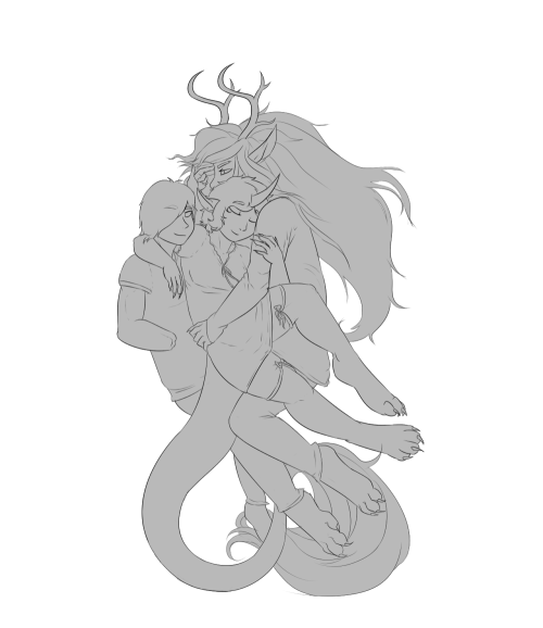 Vana’s colouring this up as a lil mini collab, but I decided to post the lines too because&