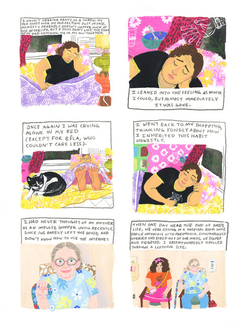 I’m so excited to finally share this little comic with you! When my dad died in 2015 it was difficul