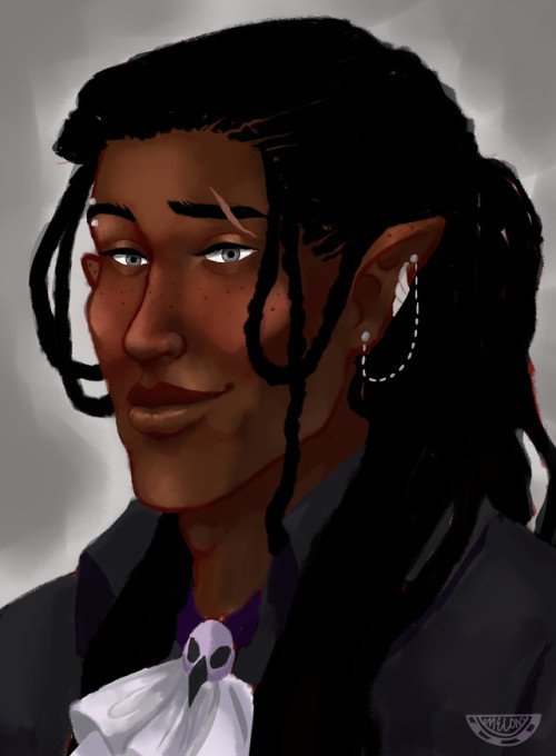 taz-ids:purplepakwan:Hi have this Kravitz painting that started as a warm up sketch that got outta h
