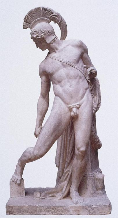 Achilles Wonded in the heel by Paris, 1850. Charles Alphonse Achille Gumery. USA, New Jersey, Prince