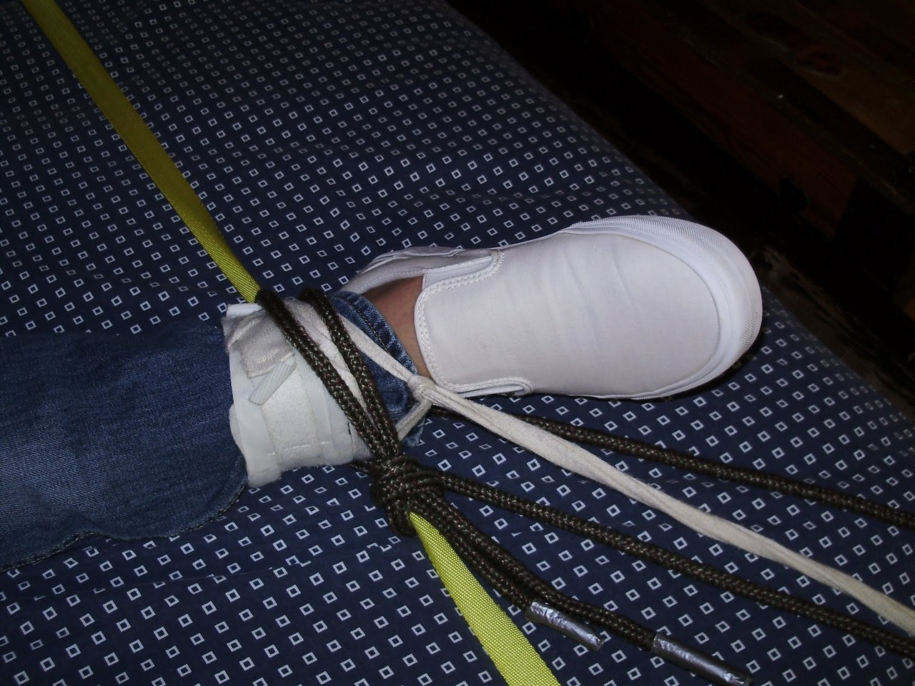 asicswrestone: LOCAL BOY MARK  Mark, a local boy wanted to get tied up for his first