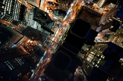 definitelydope: Intersection | New York City By Night By Navid Baraty