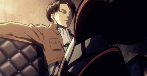 xybutt:  thetox-deactivated20141204: Levi and Hanji scaring Eren.   #hello eren would you like to be our child 