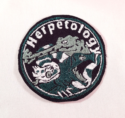 Just finished my Herpetology patch! This one was super fun to design. Number 6 of 10 in the set is c