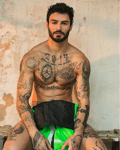 alanspazzaliartist:  le Beau de jour for today is LUIS COPPINI  ( profesional footballer)