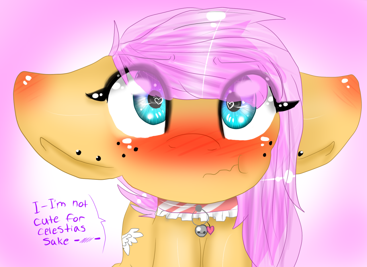 itsablueberrymuffin:S-stop saying im cute… Hmmpft *blushes* - Spicy // @cloudyinkdropzX3
