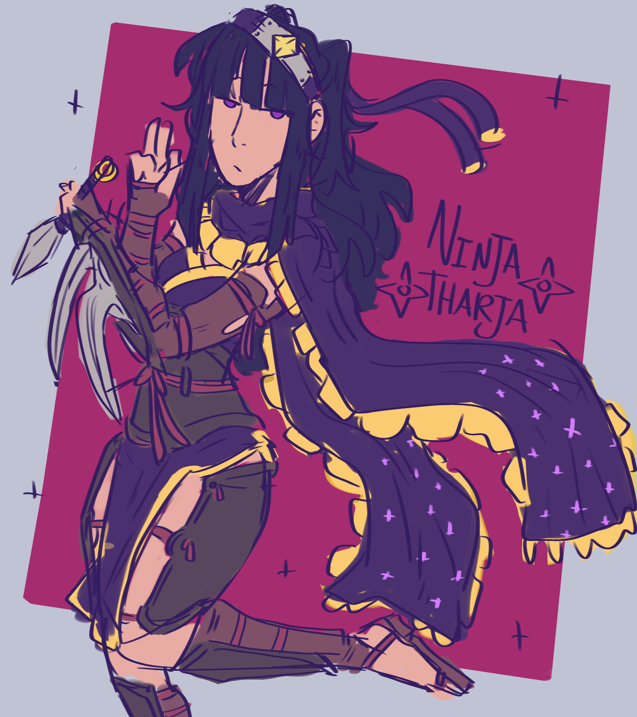 Jebbee's *sketchy* blog — bsky request :3! Ninja Tharja!